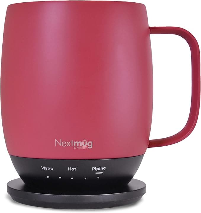 Nextmug Mug à café auto-chauffant pour le télétravail