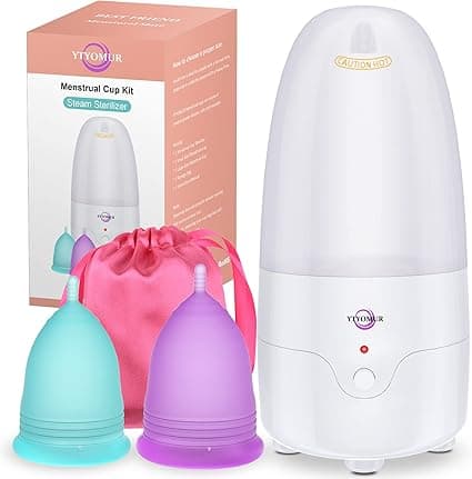 Kit de 2 coupes menstruelles avec stérilisateur