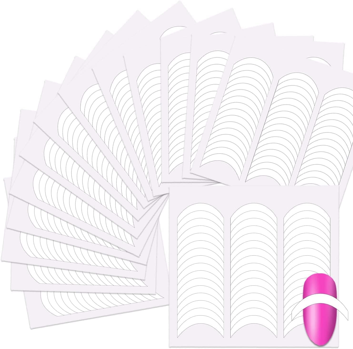 Collants pour manucure française, 8$ sur Amazon