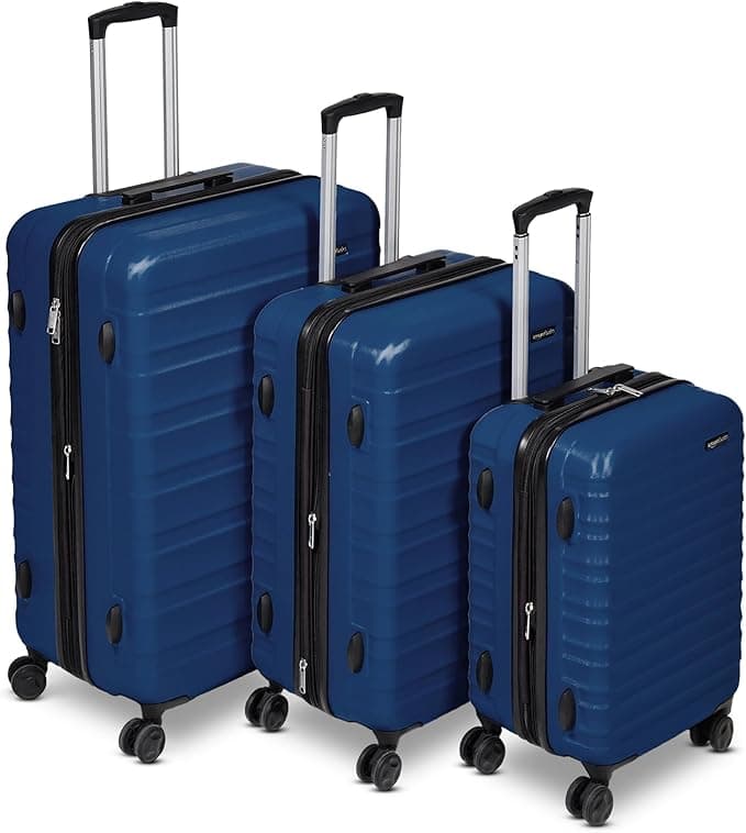 Ensemble de valises rigides à roulettes pivotantes
