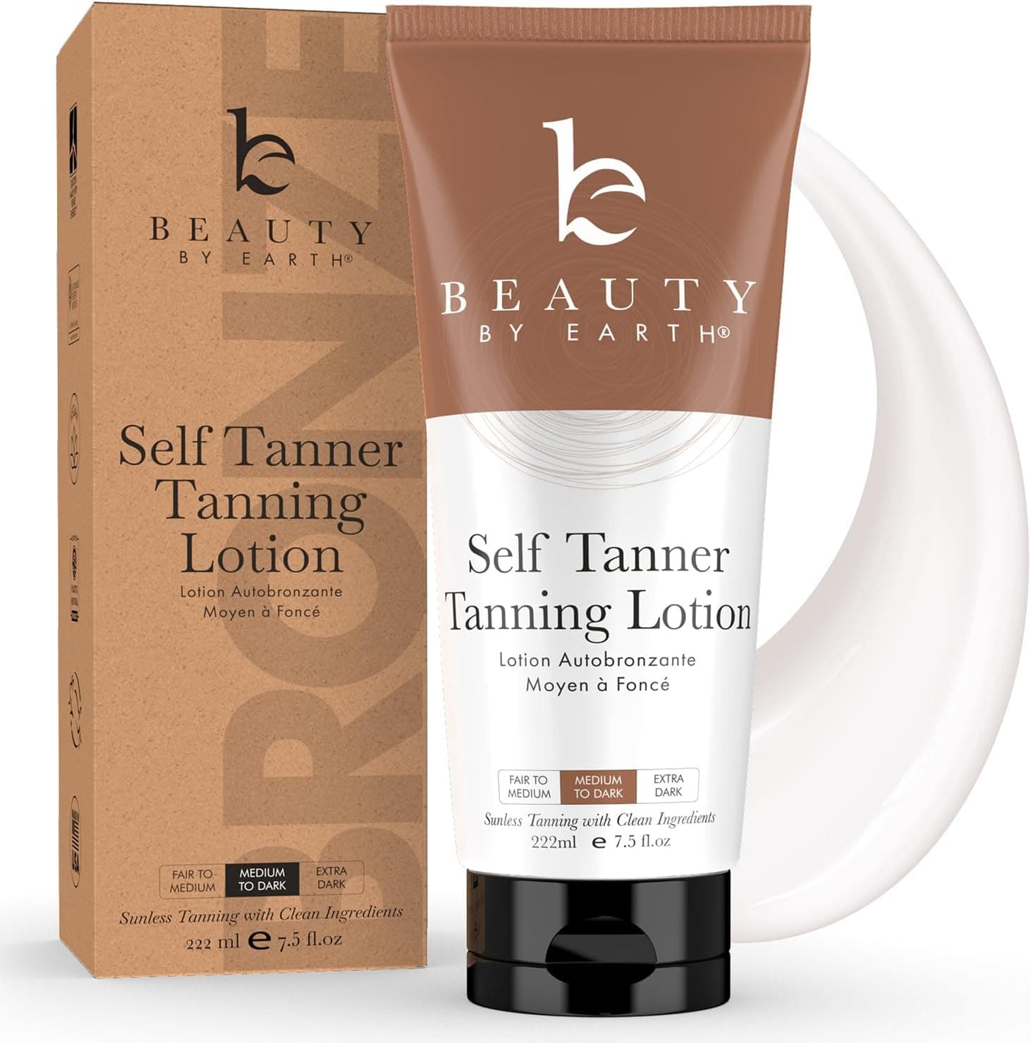Autobronzant avec aloès et beurre de karité bio BEAUTY BY EARTH