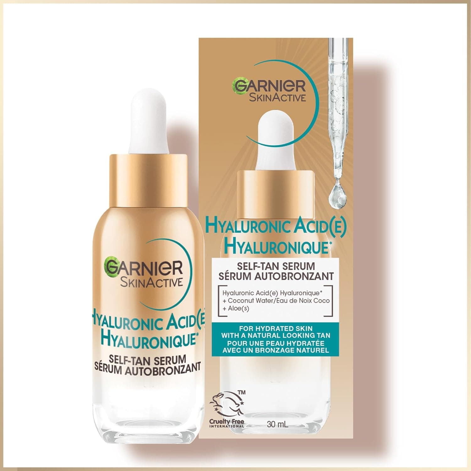 Sérum autobronzant à l'acide hyaluronique Garnier