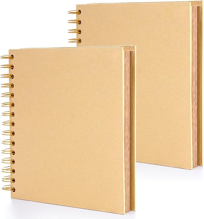 Lot de 2 carnets de «junk journaling»