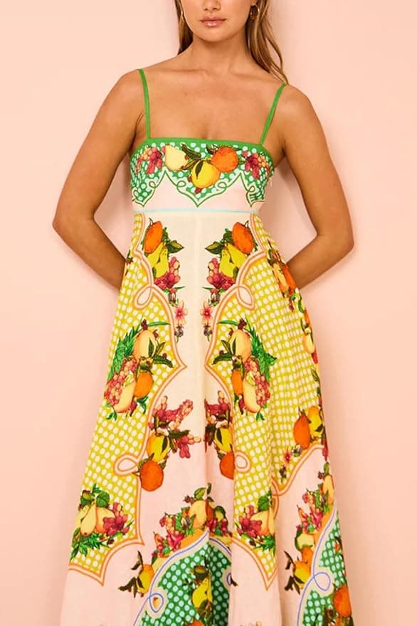 Robe longue d'été graffiti sur Amazon