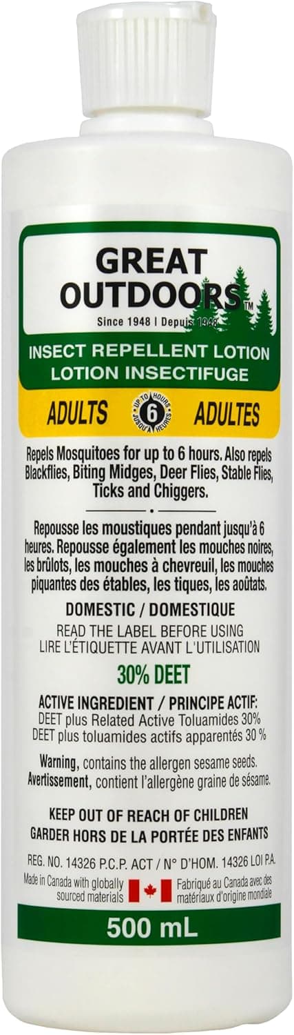 Lotion anti-insectes 30% DEET, Great Outdoors