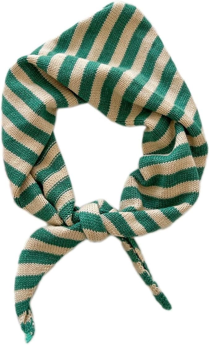 Écharpe triangulaire en tricot - Amazon