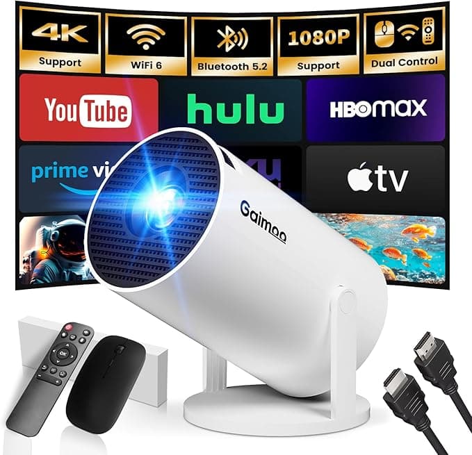 Mini projecteur 2025 amélioré 1080p 4K sur Amazon