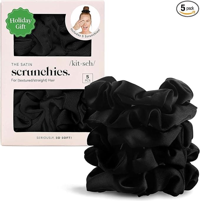 Lot de 5 chouchous en satin Kitsch sur Amazon