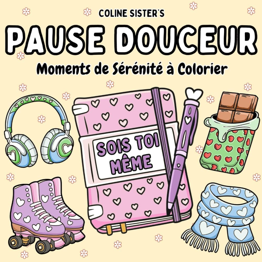 Livre de coloriage zen Pause douceur