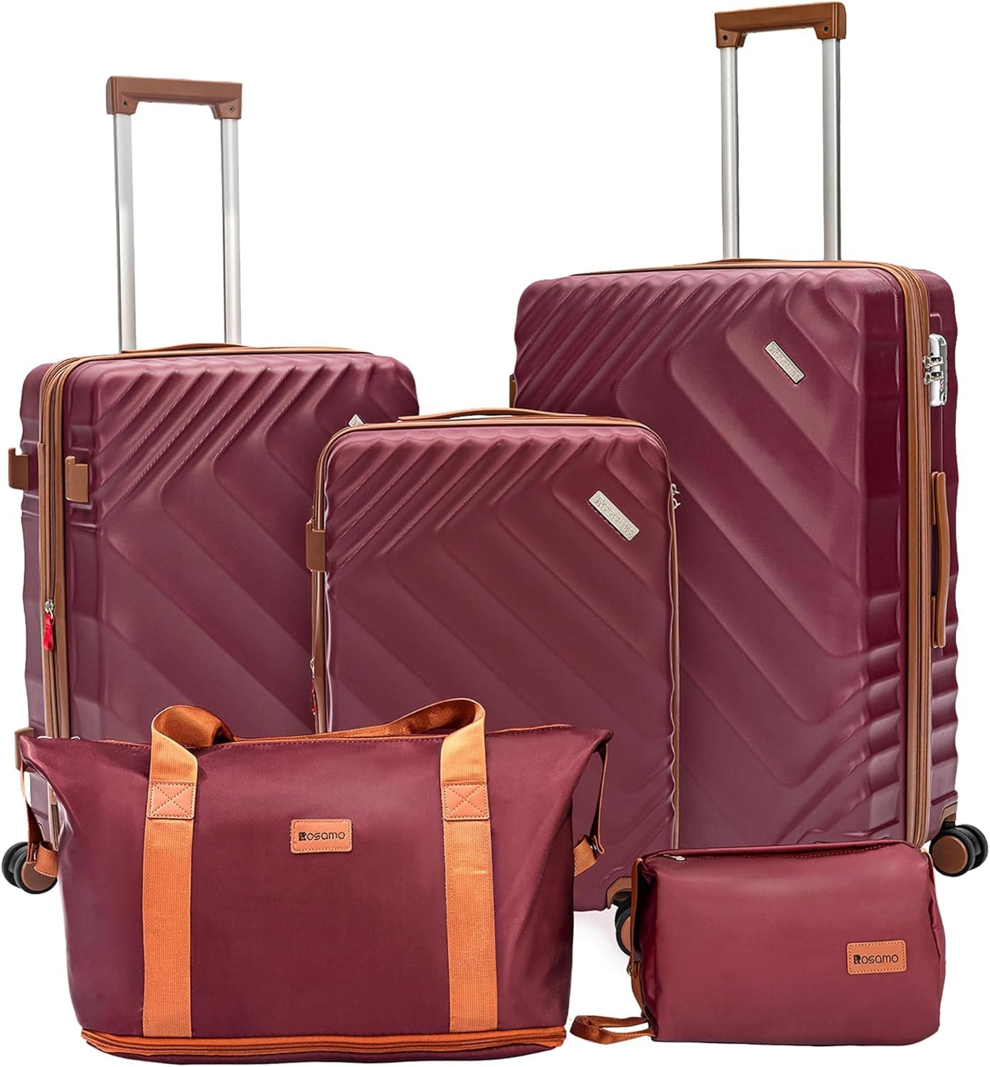 Ensemble de bagages de 5 pièces Valise extensible 