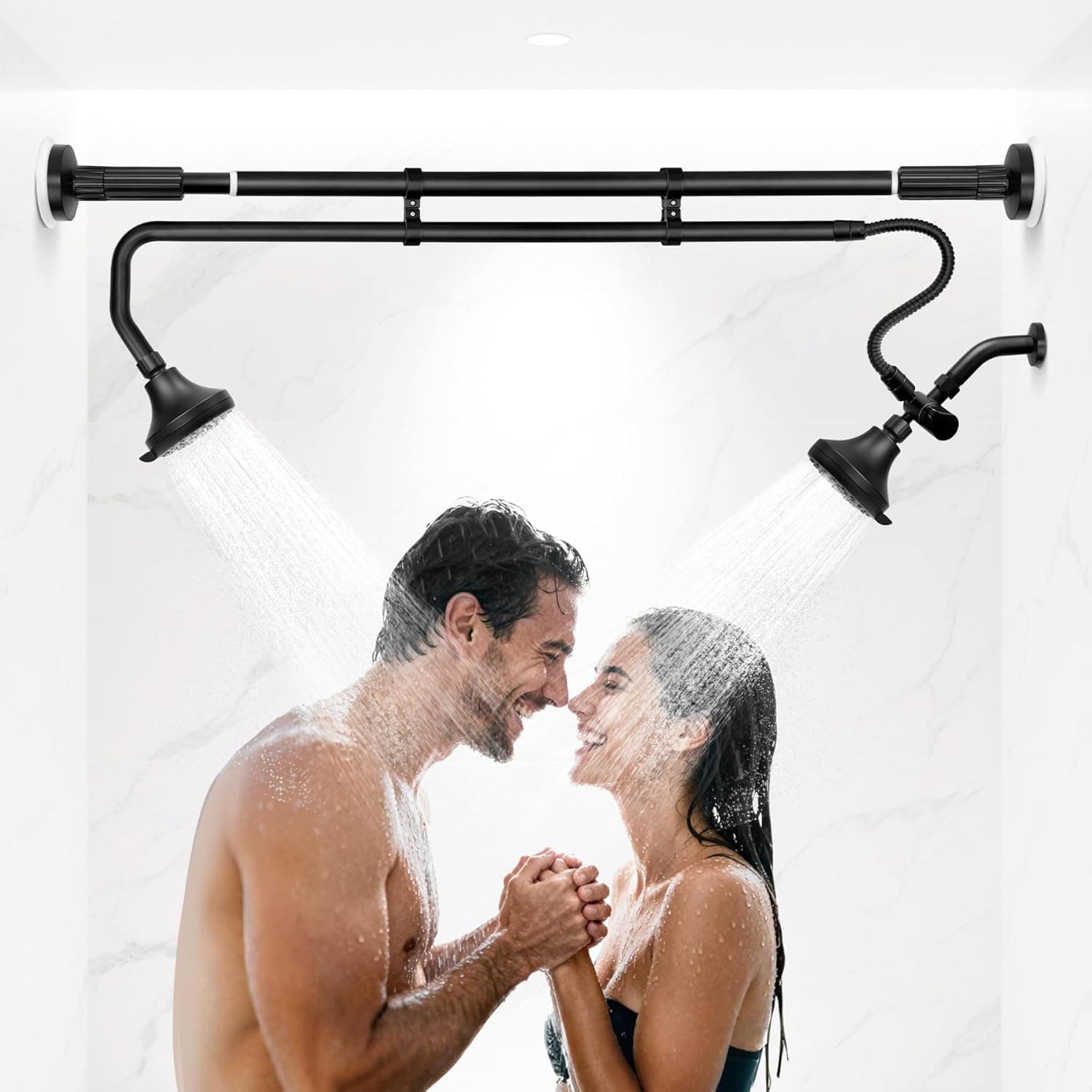 Pomme de douche tandem