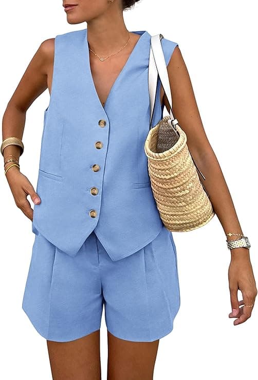 Tenue d'été 2 pièces sans manches