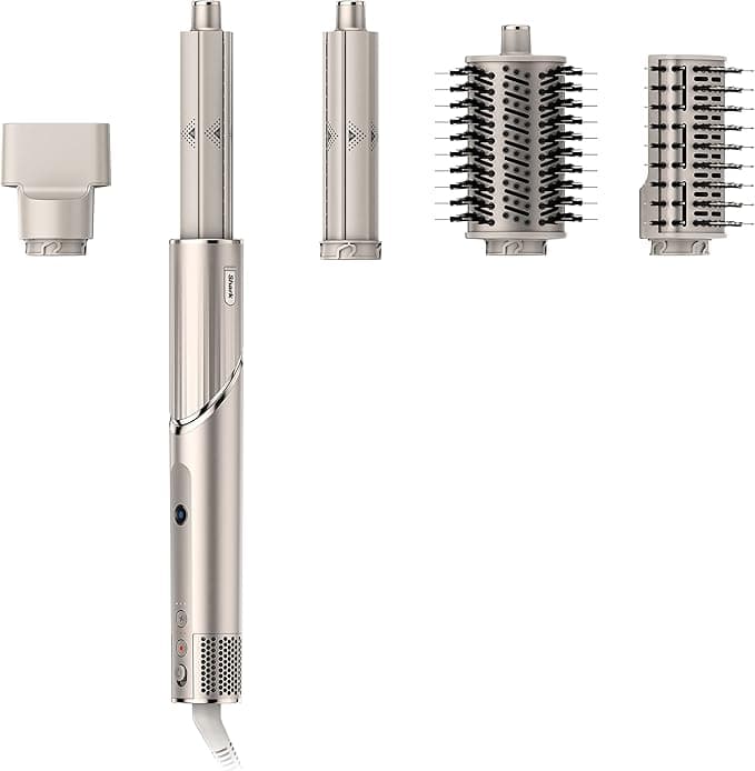 Shark HD430C FlexStyle Air Styling & Drying System, sèche-cheveux puissant et multi-styleur avec bigoudis auto-enveloppants, brosse à pagaie, brosse ovale, fixation concentrateur, pierre