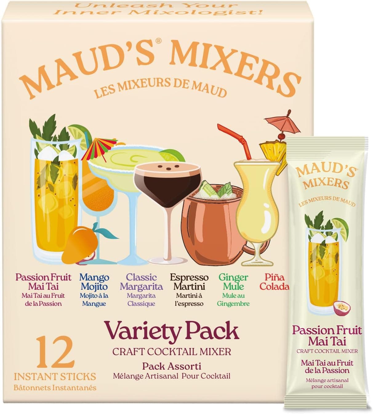 Pack varié de mélanges pour cocktails