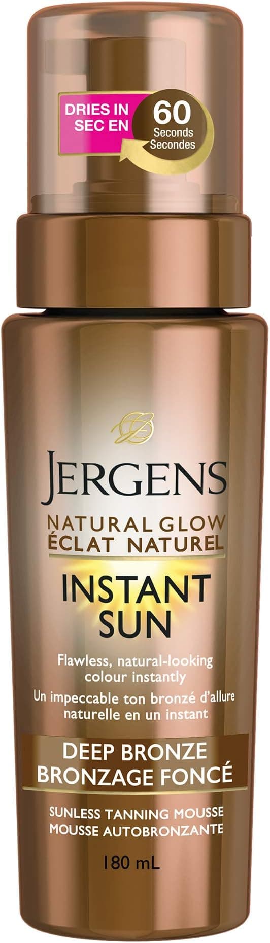 Mousse bronzante éclat naturel Instant Sun de Jergens