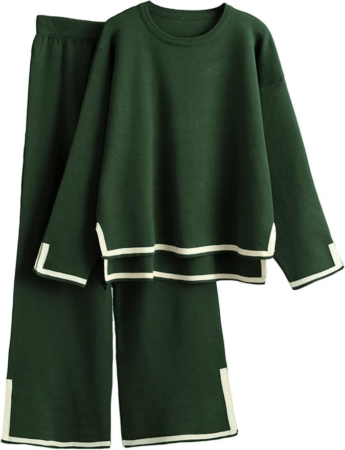Ensemble 2 pièces en tricot Tanming