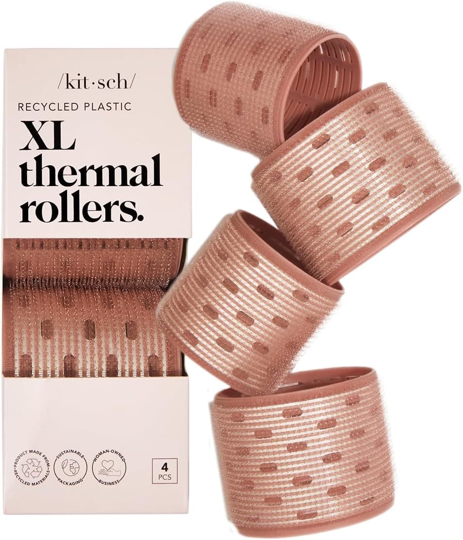 Bigoudis thermiques XL en céramique pour cheveux courts, Kitsch