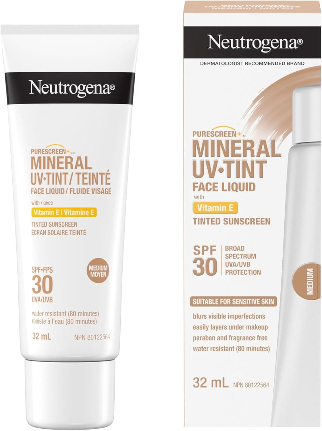 Crème minéral teinté FPS 30 de Neutrogena, 16$ (en solde) sur Amazon