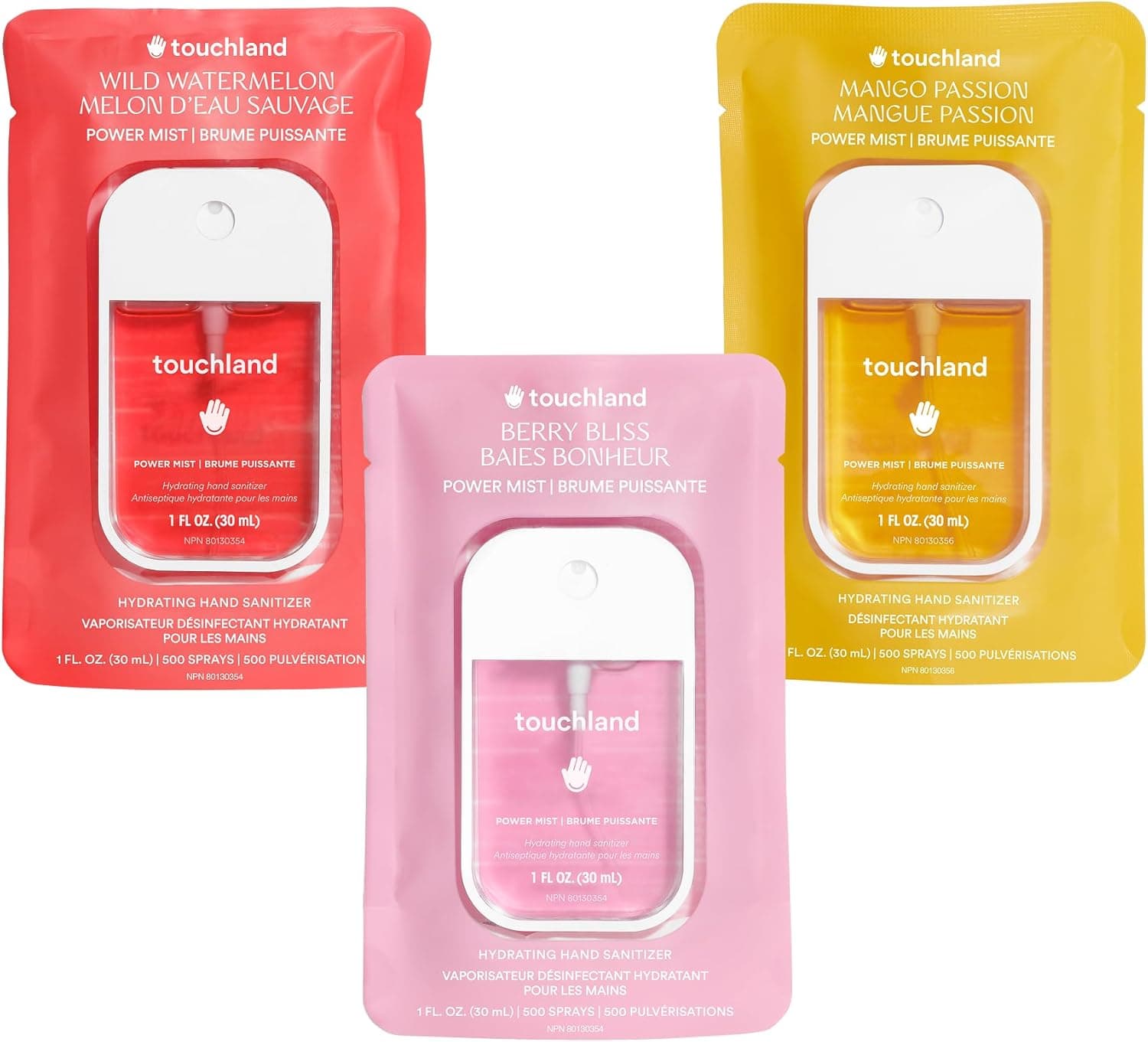 Lot de 3 vaporisateurs désinfectants