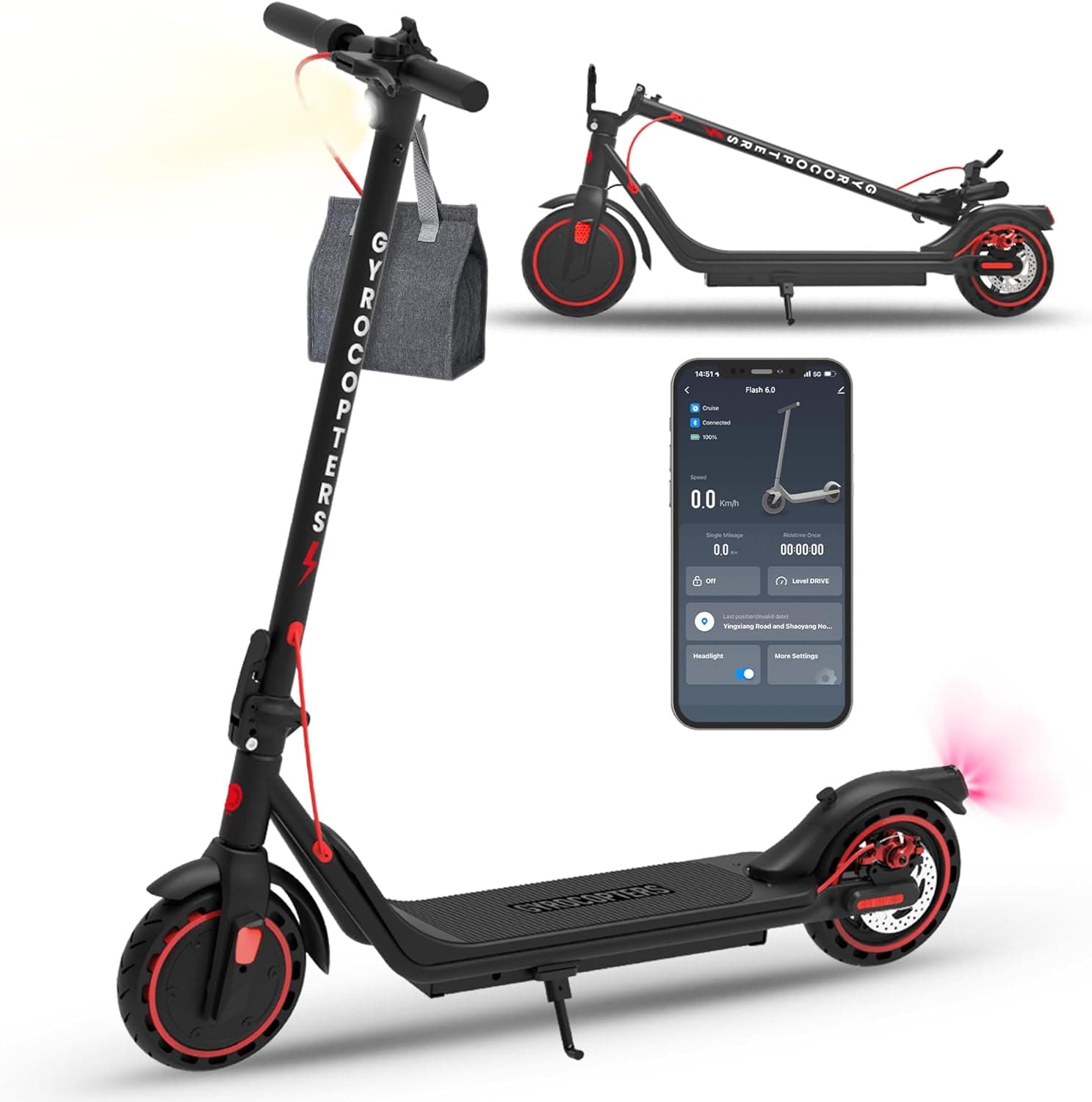 Trottinette électrique Gyrocopters FlashX 30km/h