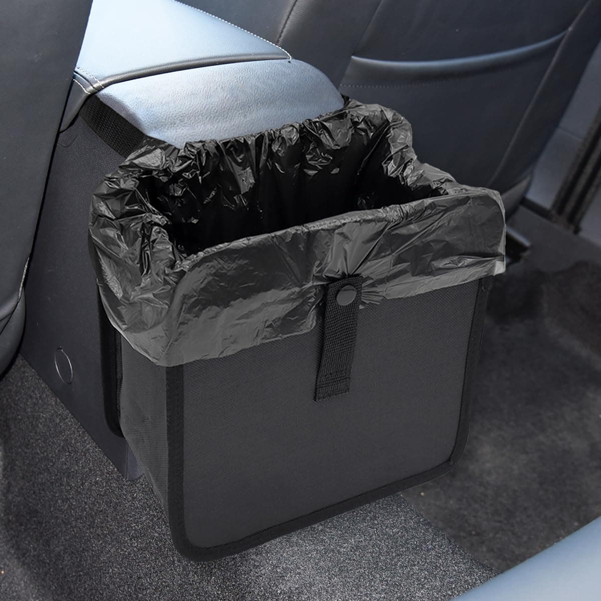 Poubelle de voiture pliable