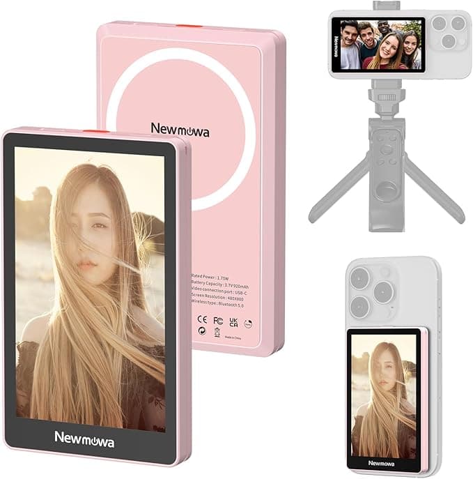 Écran magnétique pour selfie et enregistrement Newmowa