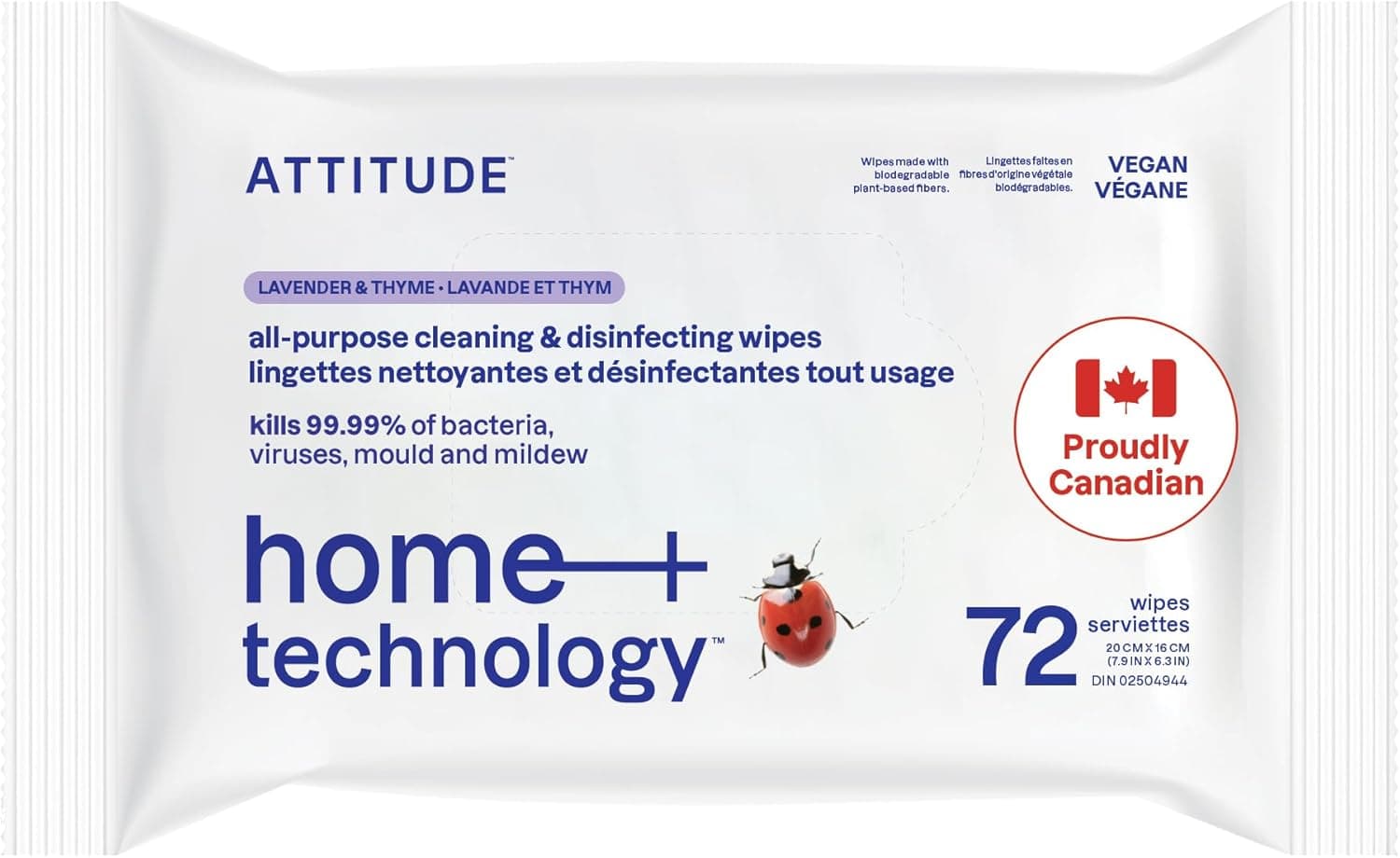 Lingettes désinfectantes multi-usages
