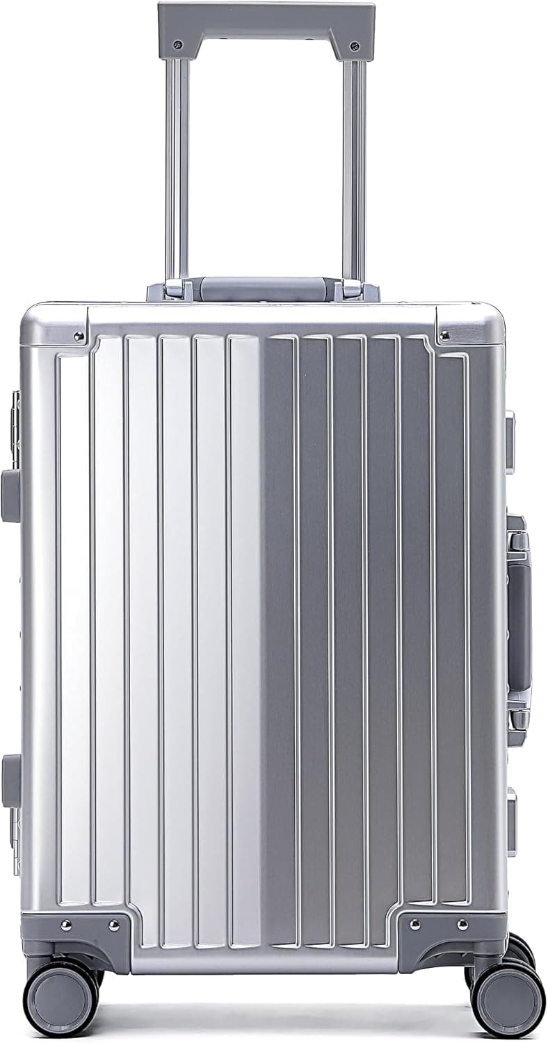 Valise légère en aluminium