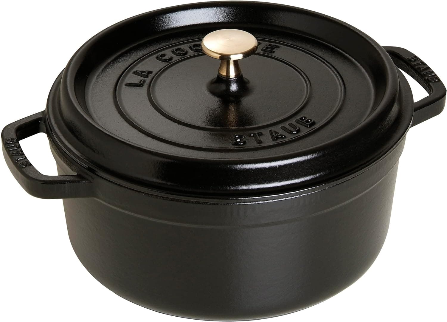 Cocotte ronde en fonte de 6,75 L, STAUB La Cocotte
