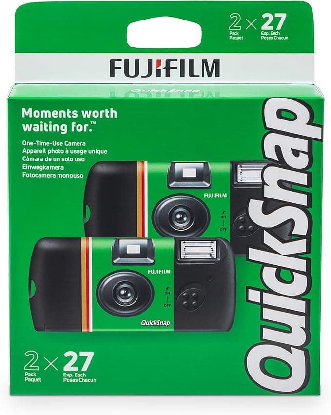 QuickSnap Flash 400 Lot de 2 appareils photo à usage unique