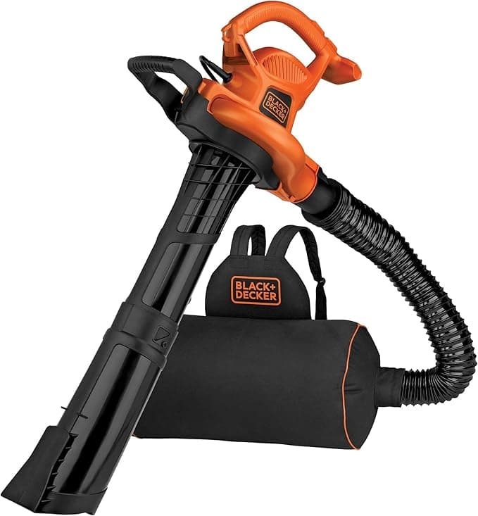 Souffleur de feuilles et broyeur, BLACK+DECKER 