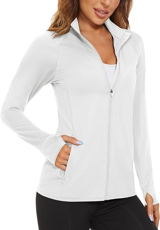 Veste de sport ajustée avec protection solaire