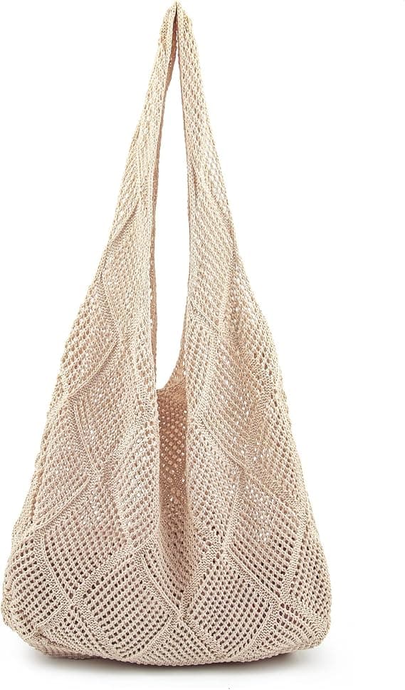 Sac à bandoulière crocheté
