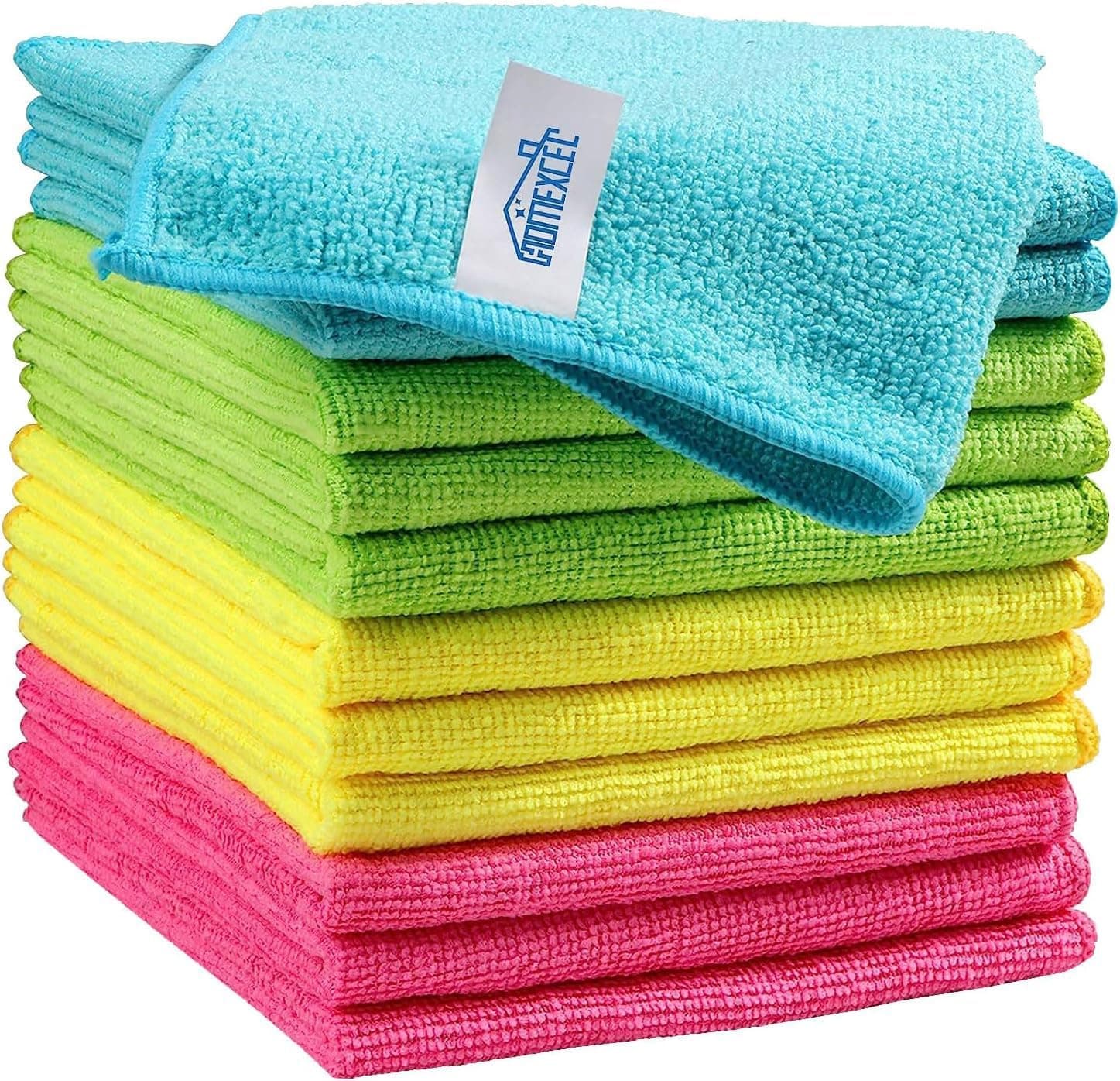Lot de 12 chiffons en microfibre