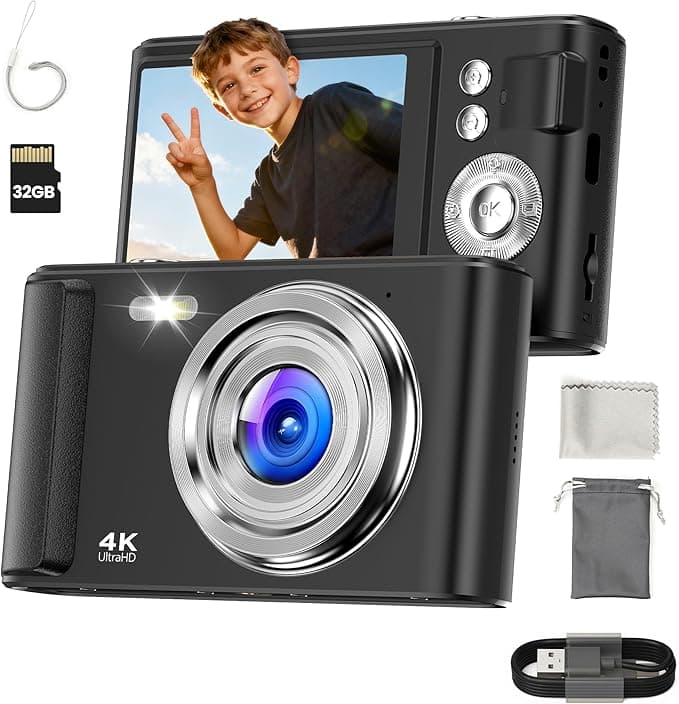 Appareil photo numérique 4K ZAZYZIA