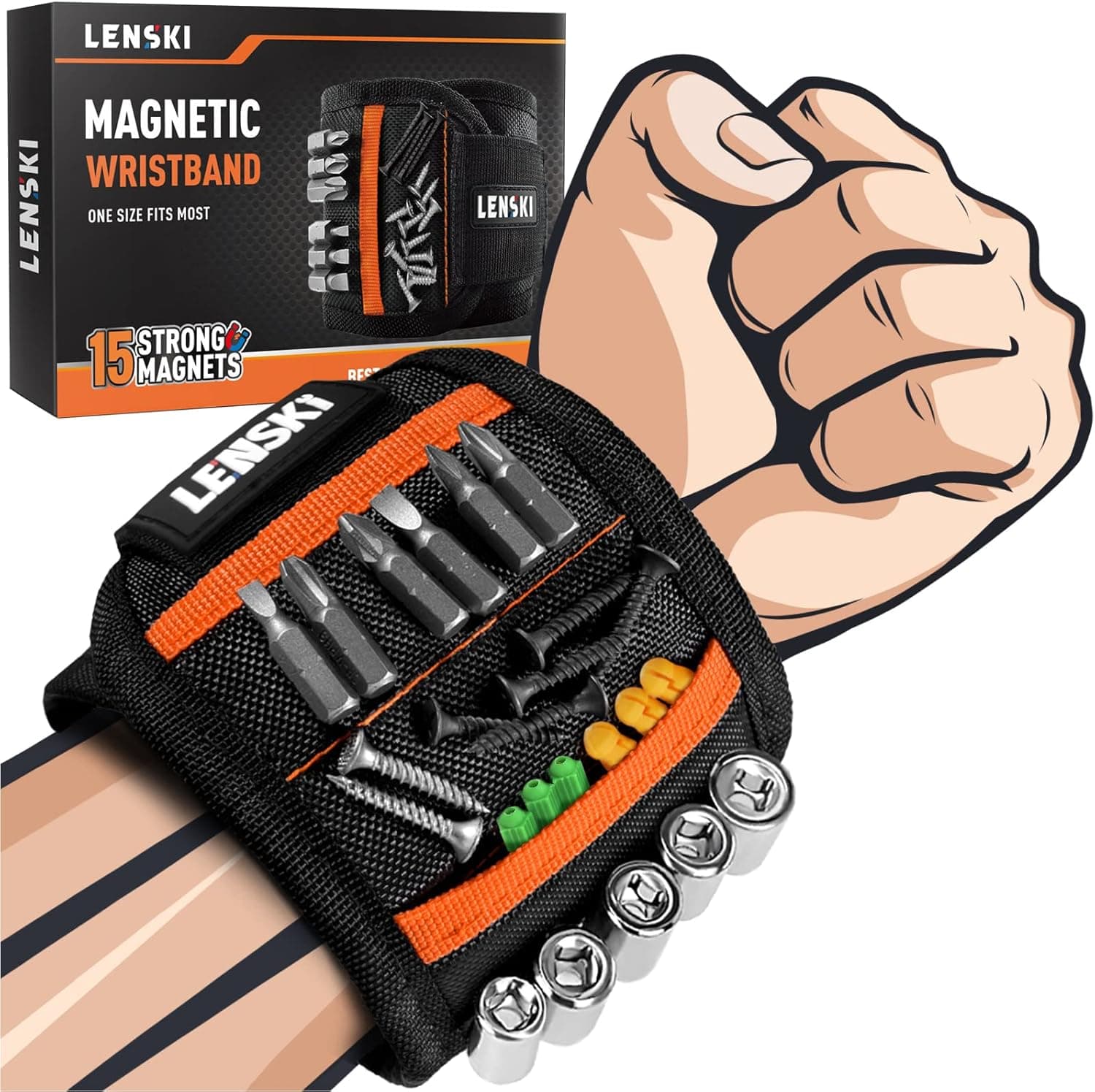 Ceinture à outils magnétiques 