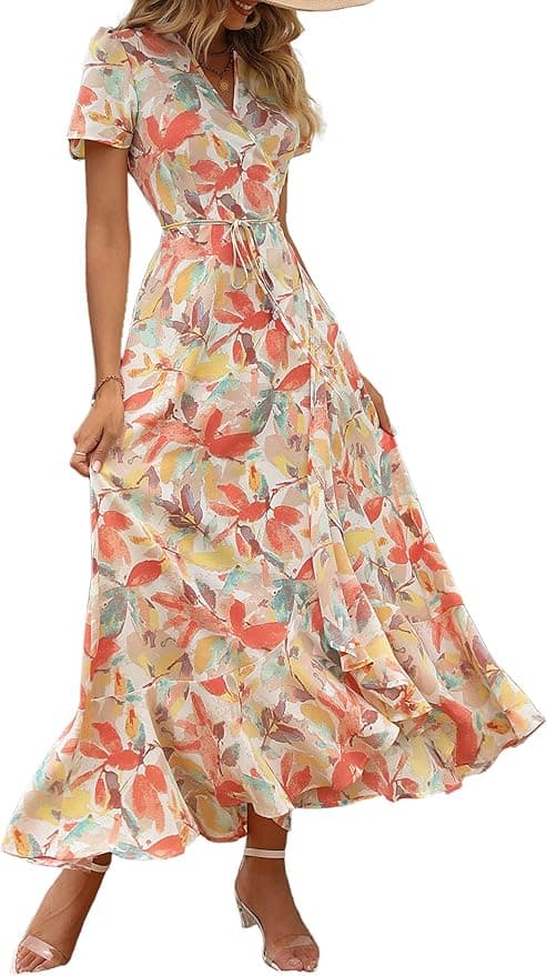 Robe d'été longue et décontractée sur Amazon