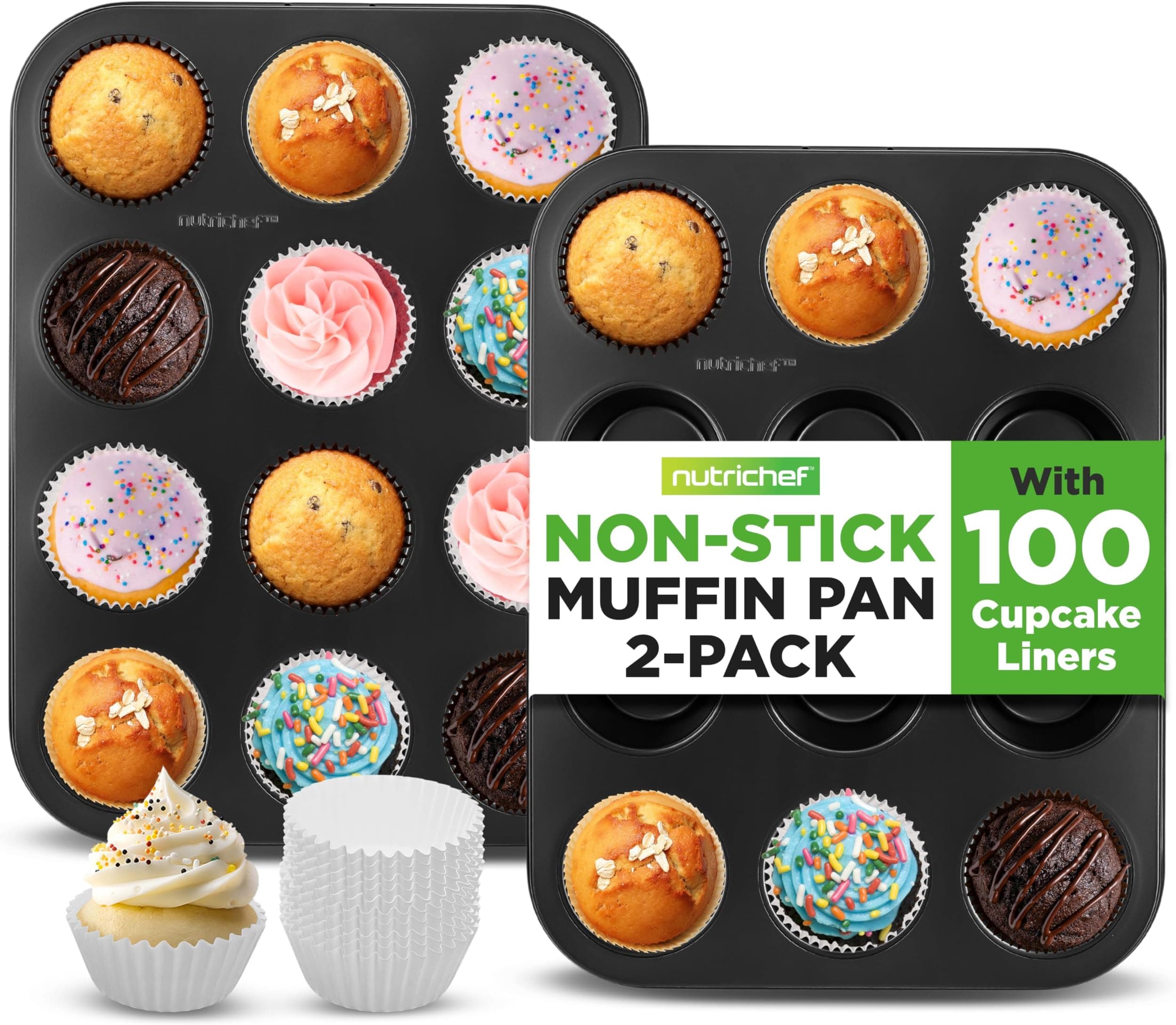 NutriChef Moule à muffins