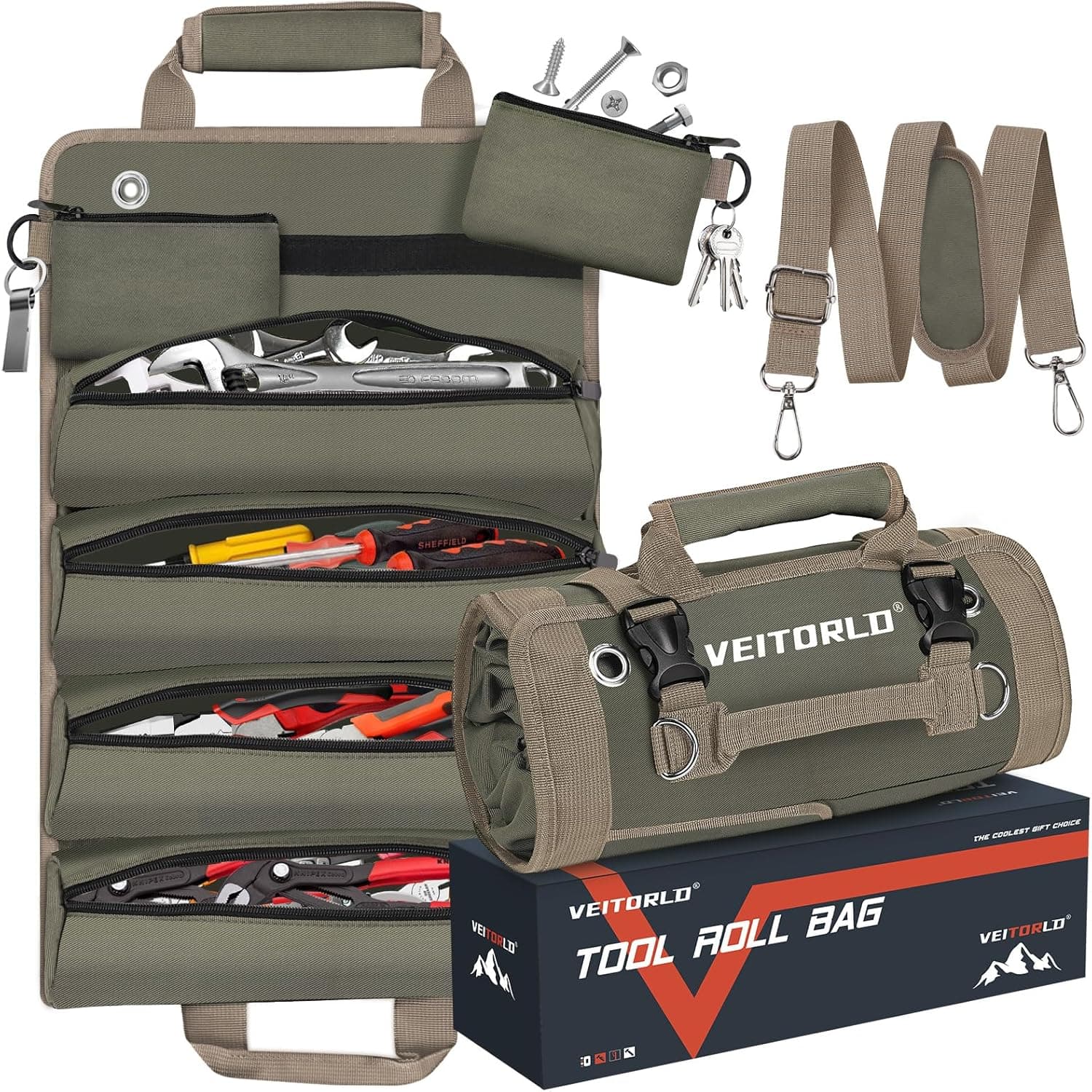 Sac à outils enroulable