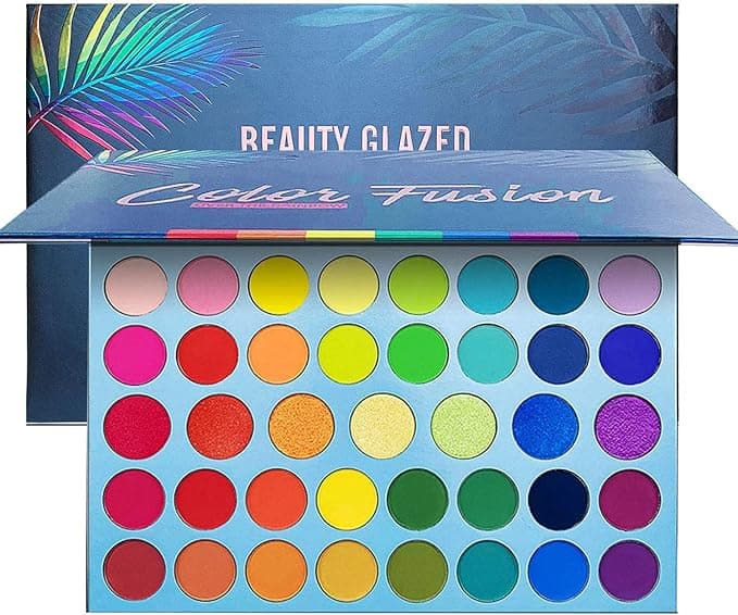 Palette de 39 fards à paupières arc-en-ciel Bestland sur Amazon