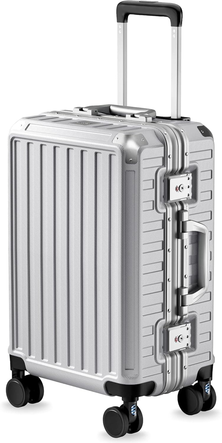 Valise de cabine sans fermeture éclair