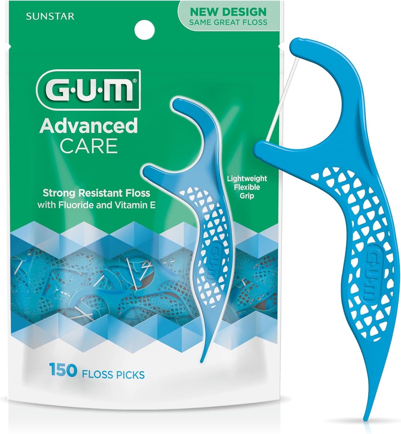 Lot de 150 soies dentaires, GUM
