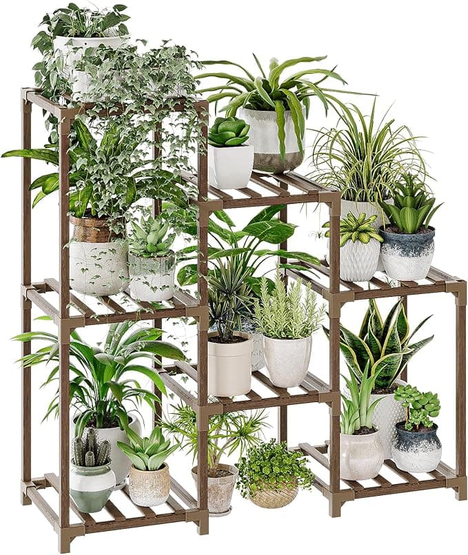 Support pour plantes d'intérieur en bois