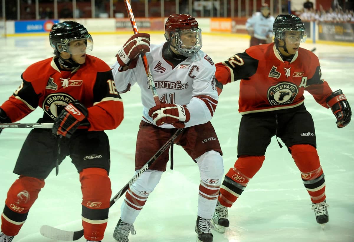 Jonathan Marchessault (18) et Mikaël Tam (52) ont été coéquipiers chez les Remparts pendant quatre saisons, de 2007 à 2011.