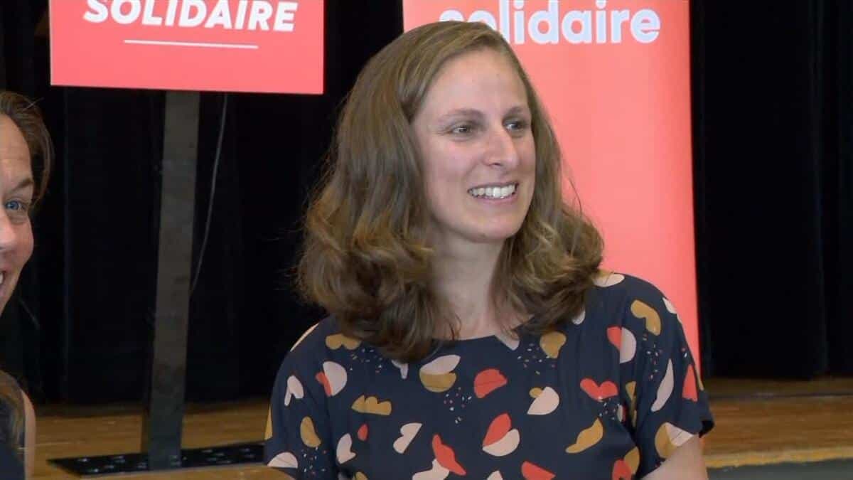 La député Solidaire de Sherbrooke, Christine Labrie.