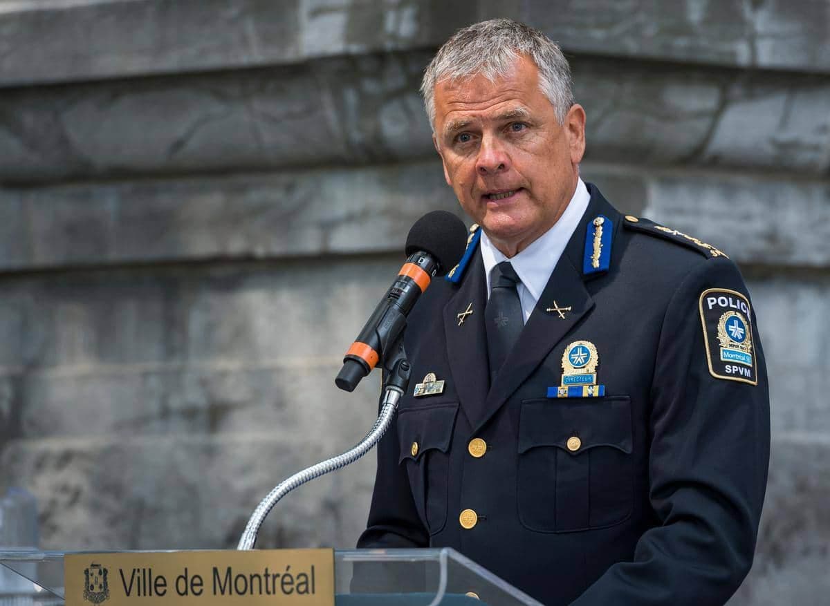 Le directeur général du SPVM, Sylvain Caron