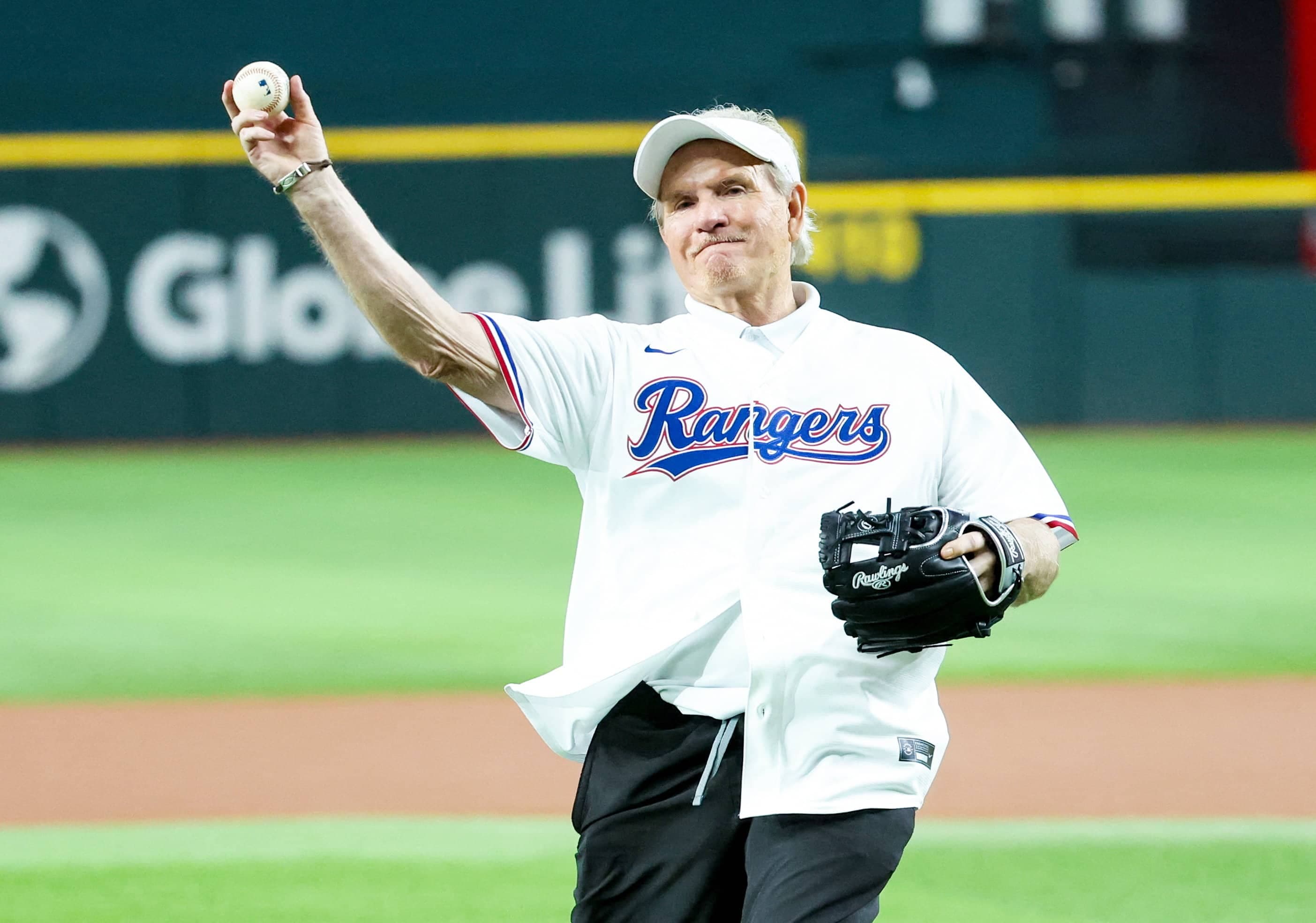 Rickey Hill avait été invité à effectuer le lancer protocolaire avant un match des Rangers du Texas, le 16 août 2023, pour souligner la sortie du film «The Hill».