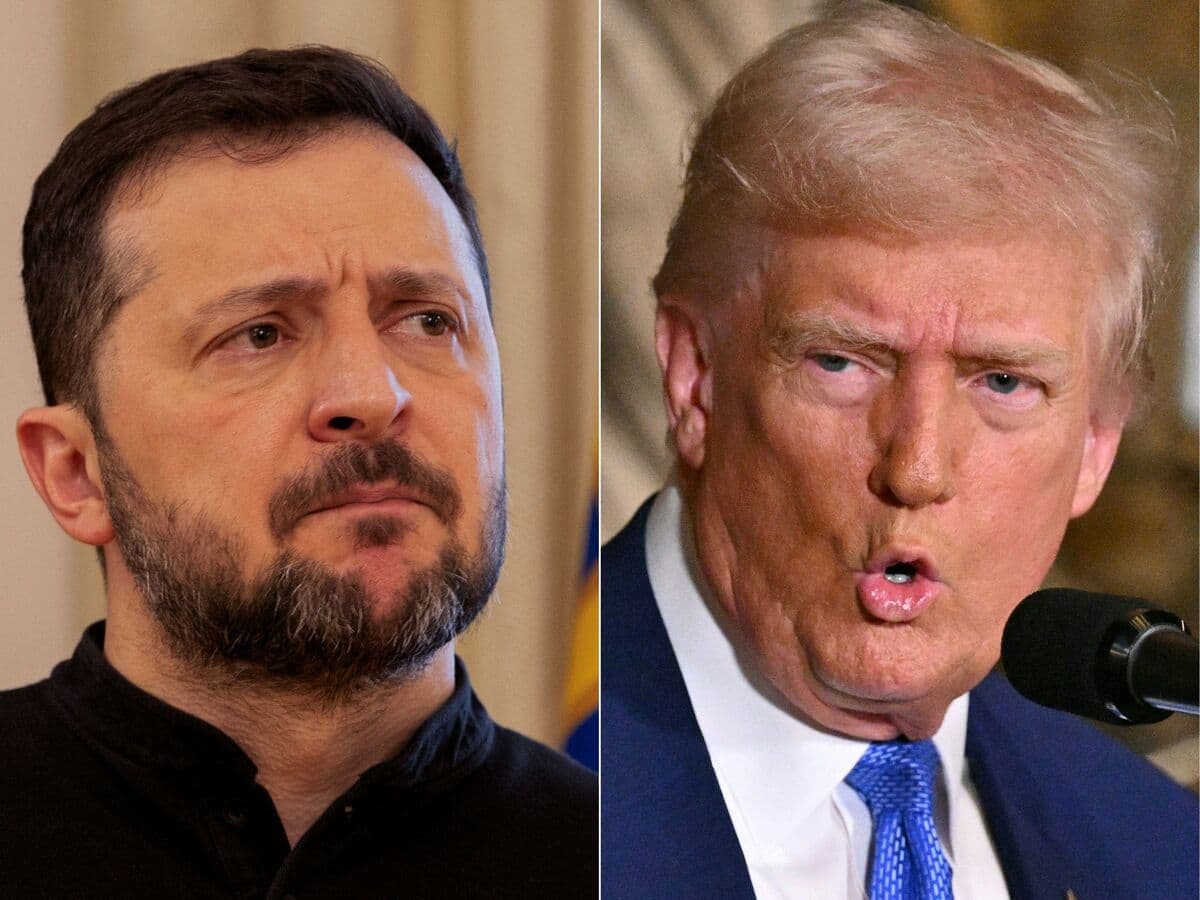 Volodymyr Zelensky et Donald Trump.