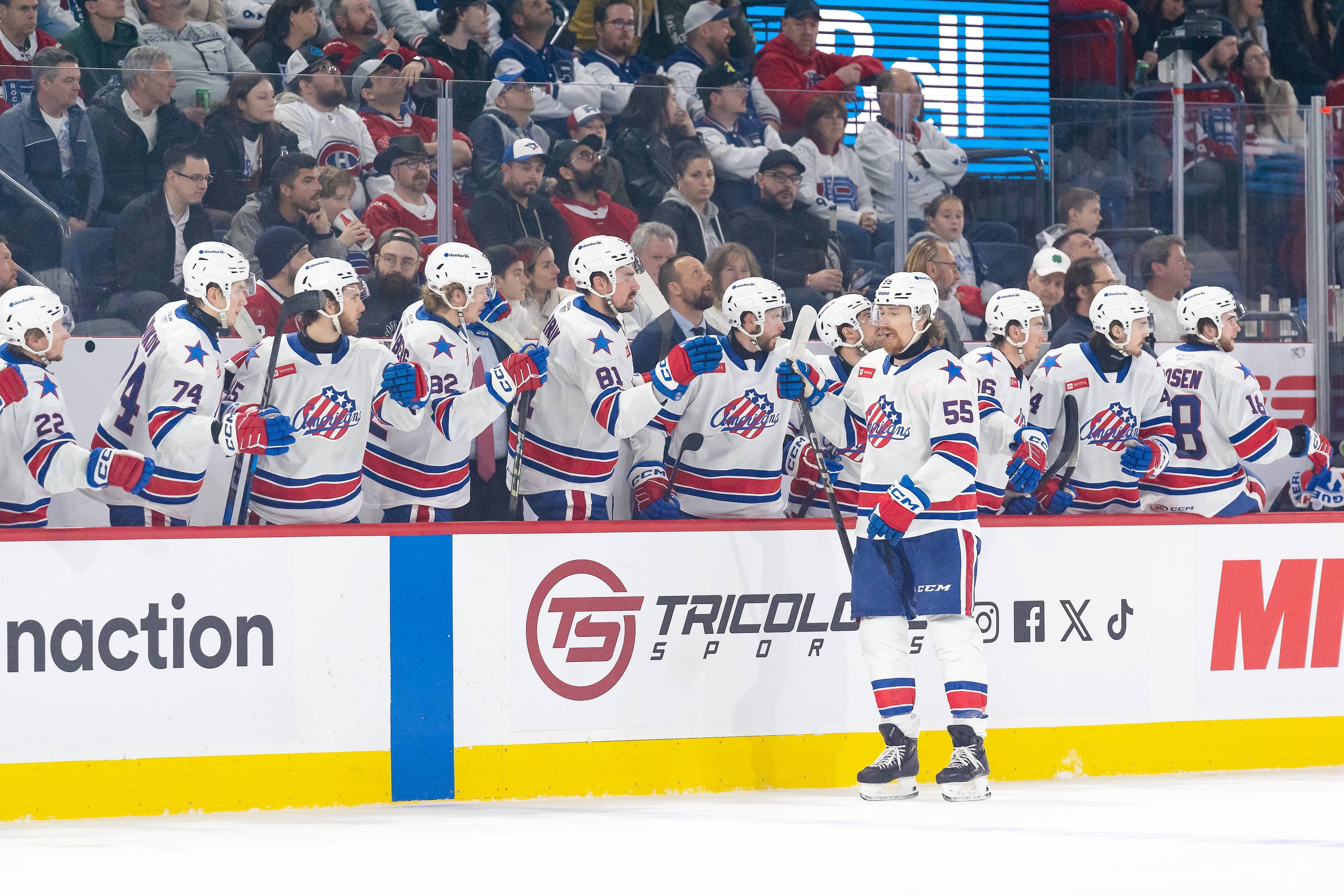 Les Americans ont joué un bien meilleur match que le Rocket.