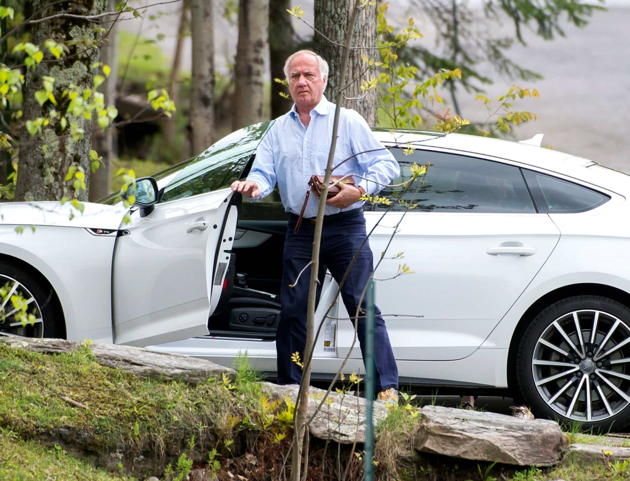 Le juge Jean Herbert photographié à sa résidence de Sutton en mai 2019, quelques mois après avoir acquitté une amie.